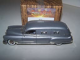 1949 Cadillac Service Car Sunset Coach Motor City 1/43 NB -- see matching hearse