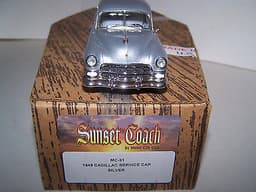 1949 Cadillac Service Car Sunset Coach Motor City 1/43 NB -- see matching hearse