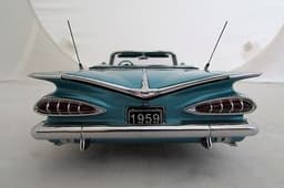 1959 CHEVROLET IMPALA CONVERTIBLE DANBURY MINT 1:24 DIECAST COA BOXED AMERICAN