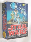 1977 Topps STAR WARS 1st Series FULL BOX Movie Trading Card 36 Wax Pack AFA PSA