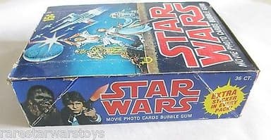 1977 Topps STAR WARS 1st Series FULL BOX Movie Trading Card 36 Wax Pack AFA PSA