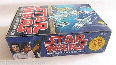1977 Topps STAR WARS 1st Series FULL BOX Movie Trading Card 36 Wax Pack AFA PSA