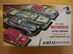 AIRFIX (SCALEXTRIC TYPE) 1/32nd SCALE LOTUS CORTINA. SLOT CAR KIT. VERY RARE.