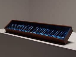 Austin cox enterprise 1962 Aluminium Chess set made for Alcoa Mid century eames