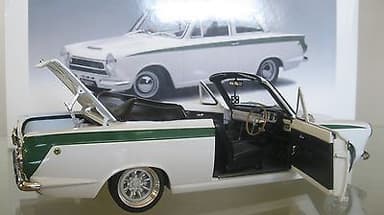 AUTOART LOTUS CORTINA MK I CUSTOM CONVERTIBLE 1 OF 1 NOWAK WHEELS 1:18 DIECAST