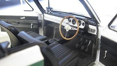 AUTOART LOTUS CORTINA MK I CUSTOM CONVERTIBLE 1 OF 1 NOWAK WHEELS 1:18 DIECAST