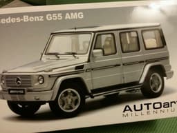 AUTOart Mercedes Benz G55 AMG silver 1:18 model car