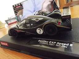 Carrera Slot Car, Bentley EXP Speed 8, Team Bentley Le Mans 2001 25452