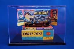 Corgi 267 1966 Batman Batmobile,original Box, Figures, rockets, & display case