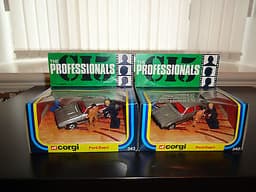 Corgi 342 The Professionals Ford Capri x 2 sets Mint In Mint Box Ex-Shop Stock
