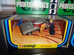 Corgi 342 The Professionals Ford Capri x 2 sets Mint In Mint Box Ex-Shop Stock