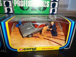 Corgi 342 The Professionals Ford Capri x 2 sets Mint In Mint Box Ex-Shop Stock