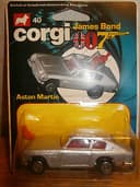CORGI JUNIORS NUMBER 40 JAMES BOND 007 ASTON MARTIN CARDED 1979