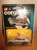 CORGI JUNIORS NUMBER 40 JAMES BOND 007 ASTON MARTIN CARDED 1979