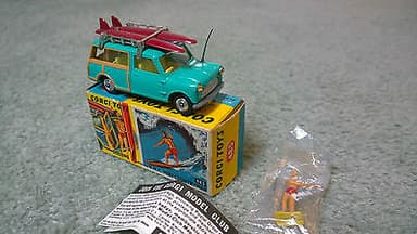CORGI TOYS 485 MINI COUNTRYMAN SURFING COMPLETE MIB ORIGINAL BOXED