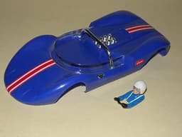 Cox La Cucaracha Vintage 1/24 Slot Car Rare Blue Body in Great Condition