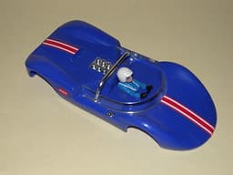 Cox La Cucaracha Vintage 1/24 Slot Car Rare Blue Body in Great Condition