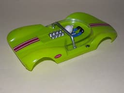 Cox La Cucaracha Vintage 1/24 Slot Car Rare Lime Green Body in Great Condition
