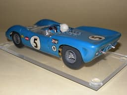 Cox LOLA T70 1/24 Vintage Slot Car - 1st Series Sidewinder Made in Hong-Kong