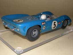 Cox LOLA T70 1/24 Vintage Slot Car - 1st Series Sidewinder Made in Hong-Kong