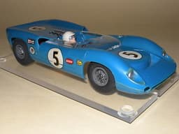 Cox LOLA T70 1/24 Vintage Slot Car - 1st Series Sidewinder Made in Hong-Kong