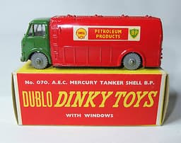 DINKY DUBLO 070 HORNBY AEC MERCURY SHELL BP TANKER OO SCALE MINT BOXED