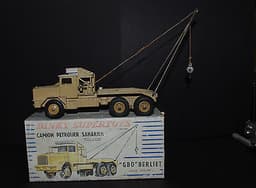DINKY SUPERTOY 888 CAMION PETROLIER SAHARIEN "GBO BERLEIT" WITH BOX EXCELLENT