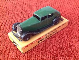 DINKY TOY 30c DAIMLER (pre-war) IN EXCELLENT CONDITION