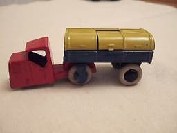 DINKY TOYS 33E MECHANICAL HORSE AND DUST CART TRAILER PRE WAR