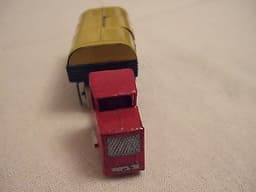 DINKY TOYS 33E MECHANICAL HORSE AND DUST CART TRAILER PRE WAR