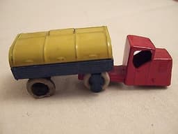 DINKY TOYS 33E MECHANICAL HORSE AND DUST CART TRAILER PRE WAR
