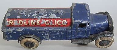 Dinky Toys Pre-War Petrol Tank Wagon Redline Gilco no.25d