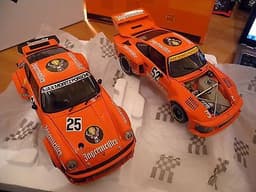 EXOTO PORSCHE LE MANS JAGERMEISTER GIFTSET 934 RSR & 935 TURBO 1/18 MINT IN BOX