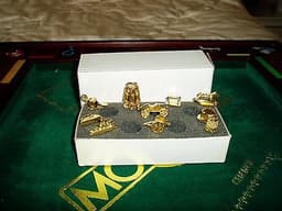 FRANKLINE MINT COLLECTORS EDITION MONOPOLY BOARD GAME - UN-USED