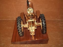 Gold John Deere JD 4010 4020 3010 3020 Dealer Salles Award Tractor Plaque 1/16