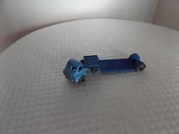 MATCHBOX MOKO LESNEY MODEL No.27a BEDFORD LOW LOADER "MEGA RARE BLUE VERSION