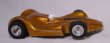 MONOGRAM SNAKE 1/24 SCALE SLOT CAR IN GOLD SHARP!