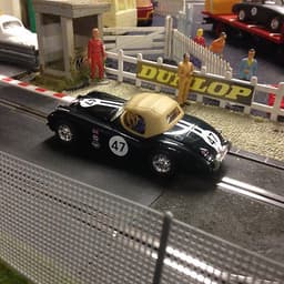 Ninco Jaguar XK120 Alpine Rally slot car. Fantastic