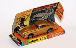Original 1965 Corgi 261 James Bond Aston Martin DB5 boxed with accessories