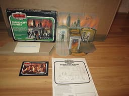 original vintage kenner star wars boxed cloud city playset complete with figures