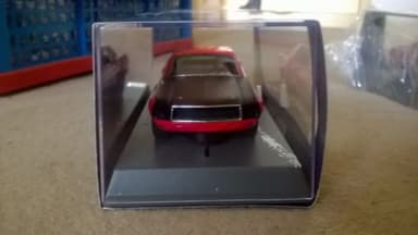 PIONEER 68 FORD MUSTANG NOTCHBACK J-CODE SLOT CAR. 1 of 5. DECOR SAMPLE.