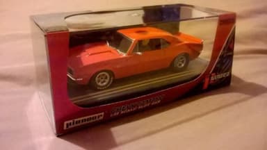 PIONEER J-CODE SPECIAL CHEVY CAMARO SS396 BALDWIN STREET SLOT CAR. 1 OF 10.