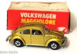 POLISTIL Volkswagen Maggiolone VW Beetle Diecast Car Italy RJ49 70\'s  Politoys