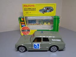 POLITOYS-E ITALY ART E-19 VINTAGE ALFA ROMEO GIULIA PRONTO INTERVENTO 1:43 NMIB