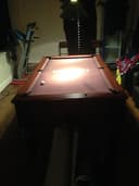 Pool Table 7 foot pub size slate bed coin operated