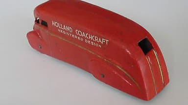 Pre war Dinky 31 Holland Coachcraft in orange - incredibly rare