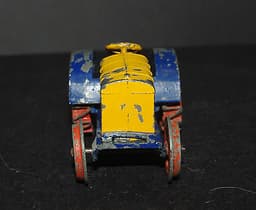 PREWAR DINKY TRACTOR 22E ALL ORIGINAL YELLOW & BLUE CHECK IT OUT