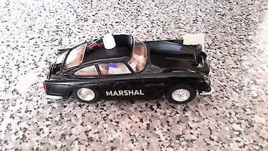 %% RARE FRENCH SCALEXTRIC MARSHAL CAR IN ORIGINAL BOX AND INSTRUCTIONS %%