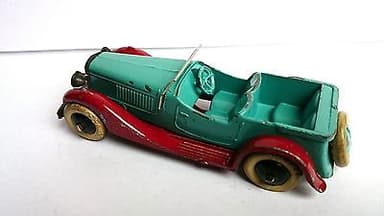 RARE PREWAR FRENCH DINKY TOYS N°24 G OPEN ROADSTER GREEN/RED 1936 ALL ORIGINAL