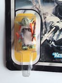 RARE Vintage Kenner Star Wars ESB Yoda MOC Carded Figure ESB 32 Back Super clear